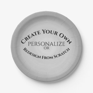 Create Your Own Custom Paper Plate