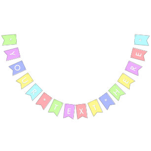 Create Your Own Custom Party Bunting Banner Flags