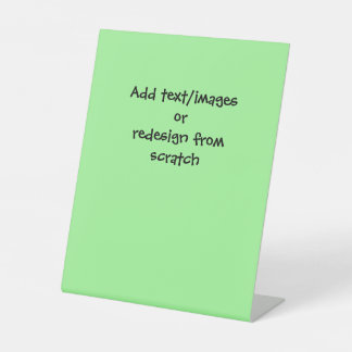 Create Your Own Custom Pedestal Sign