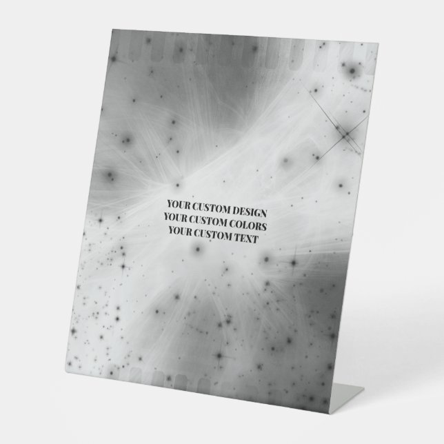 Create Your Own Custom Pedestal Sign (Front)