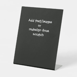 Create Your Own Custom Pedestal Sign