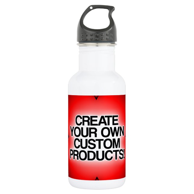 Create your own custom, personalised, and unique 532 ml water bottle (Front)