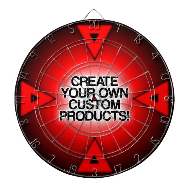 Create your own custom, personalised, and unique dartboard (Front)