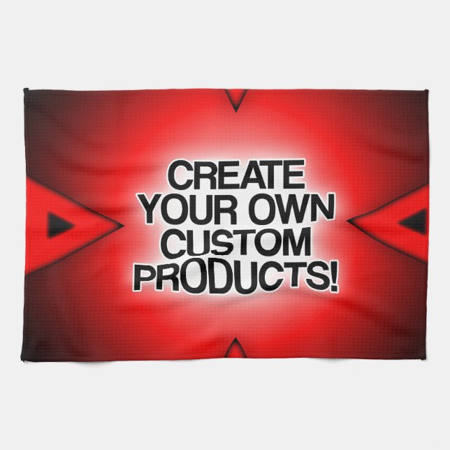 Create your own custom, personalised, and unique tea towel (Horizontal)