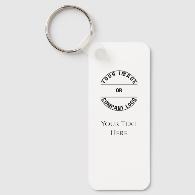 Create Your Own Custom Personalised Blank Template Key Ring (Front)