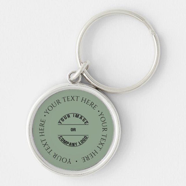 Create Your Own Custom Personalised Blank Template Key Ring (Front)