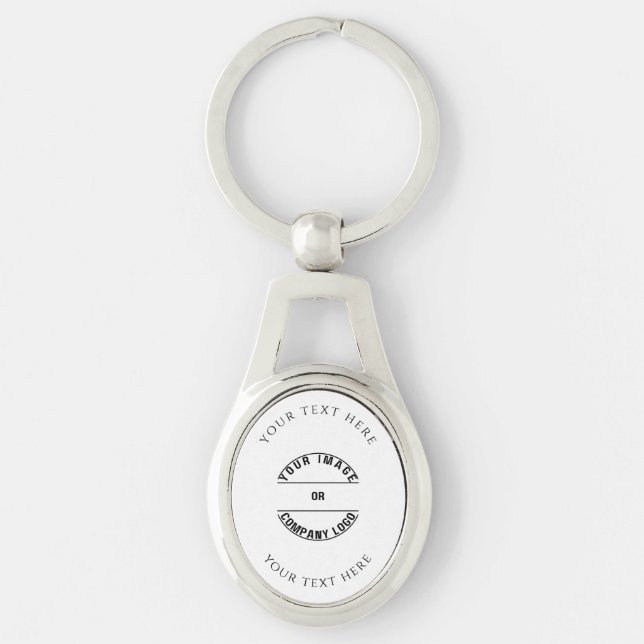 Create Your Own Custom Personalised Blank Template Key Ring (Front)