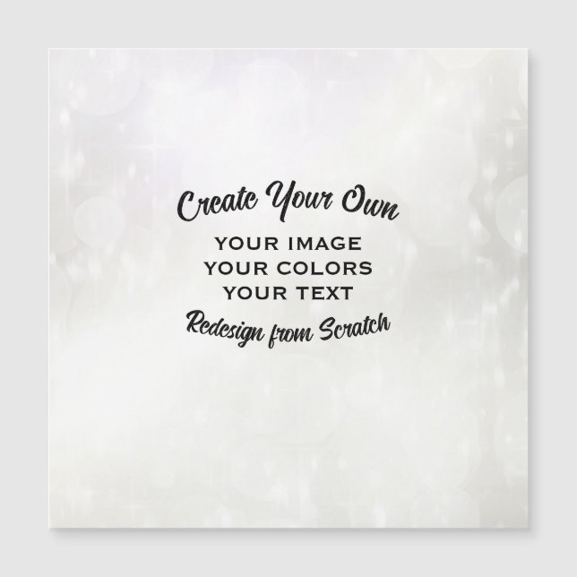 Create Your Own Custom Personalised Card (Front)