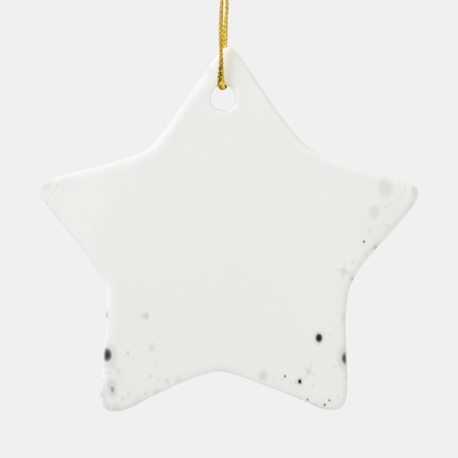 Create Your Own Custom Personalised Ceramic Ornament (Front)