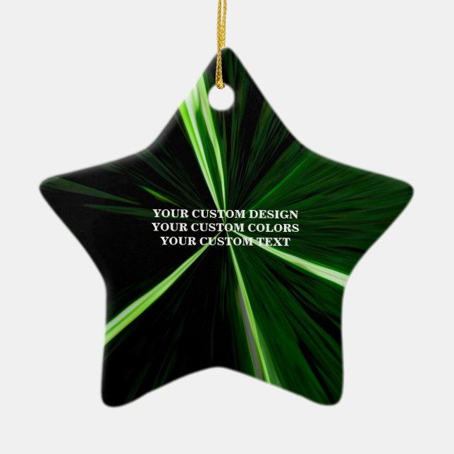 Create Your Own Custom Personalised Ceramic Ornament (Front)