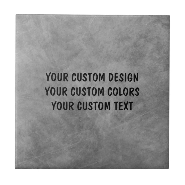 Create Your Own Custom Personalised Ceramic Tile (Front)