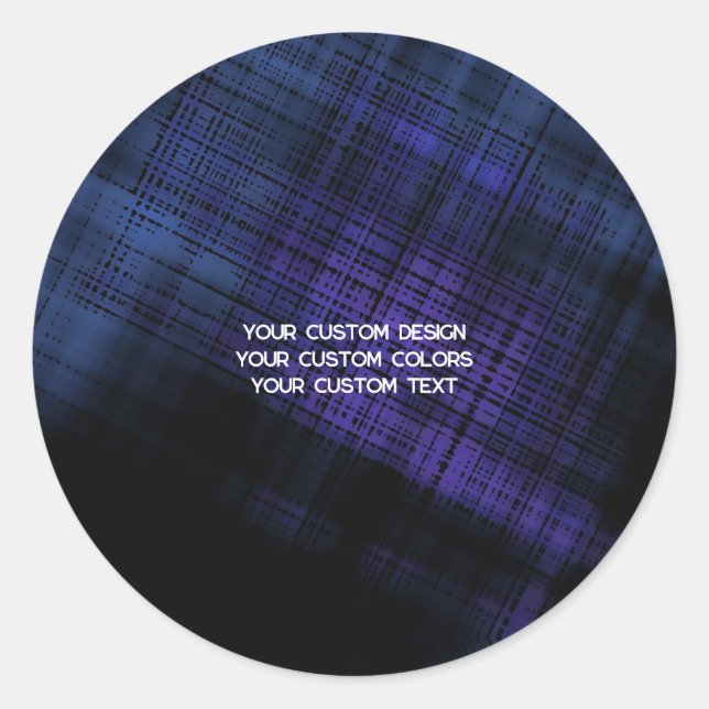 Create Your Own Custom Personalised Classic Round Sticker (Front)
