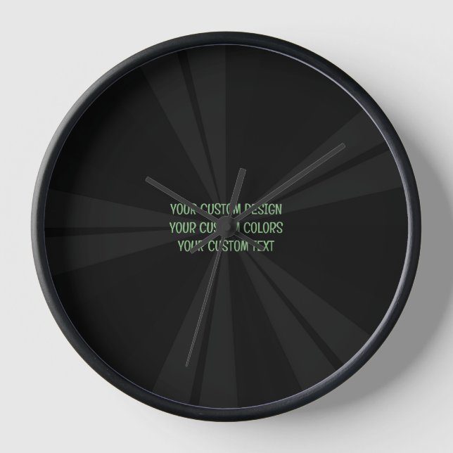 Create Your Own Custom Personalised Clock (Front)