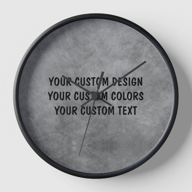 Create Your Own Custom Personalised Clock (Front)