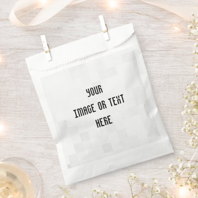 Create Your Own Custom Personalised Favour Bag (Clipped)