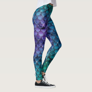 Create Your Own Custom Personalised Fish Mermaid Leggings