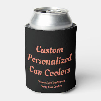 Create Your Own Custom Personalised Halloween Beer Can Cooler