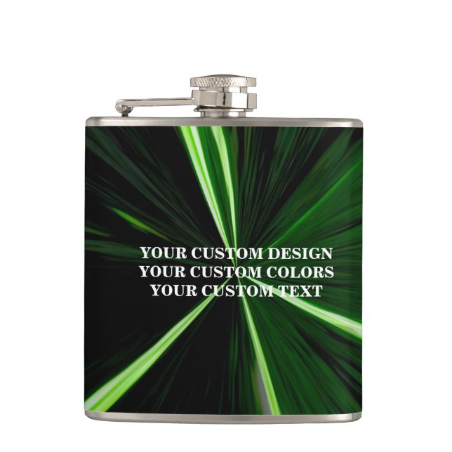 Create Your Own Custom Personalised Hip Flask (Front)