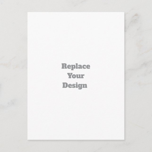 Create Your Own custom personalised Invitation Postcard (Front)