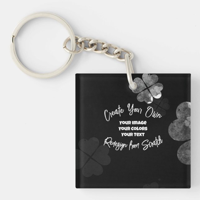 Create Your Own Custom Personalised Key Ring (Front)