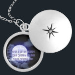 Create Your Own Custom Personalised Locket Necklace<br><div class="desc">Customise this product by adding your own images and text and choosing your favourite fonts and colours. Visit Lit Luminaries on Zazzle to view our entire collection of easy to personalise,  high quality products!</div>