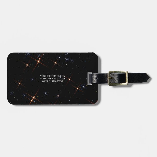 Create Your Own Custom Personalised Luggage Tag (Front Horizontal)