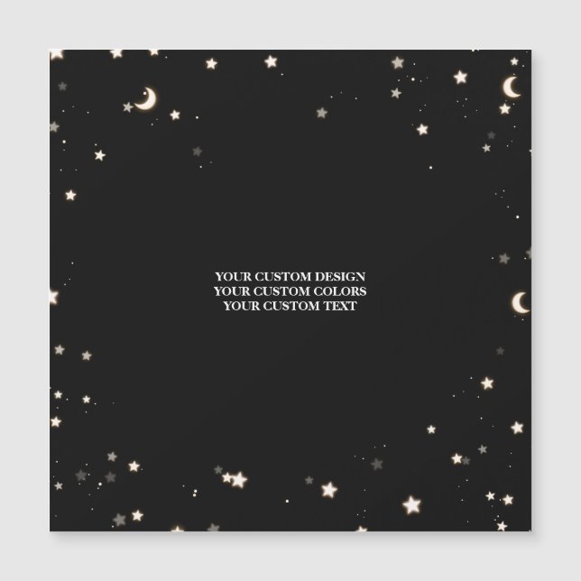 Create Your Own Custom Personalised Magnetic Card (Front)