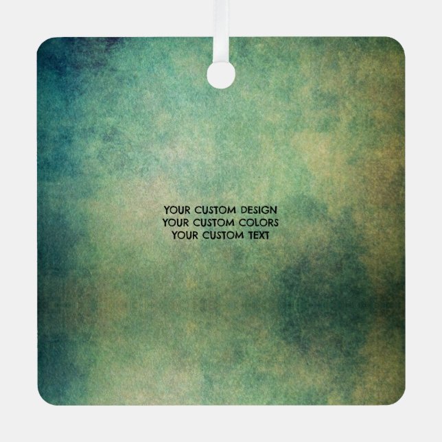 Create Your Own Custom Personalised Metal Tree Decoration (Front)