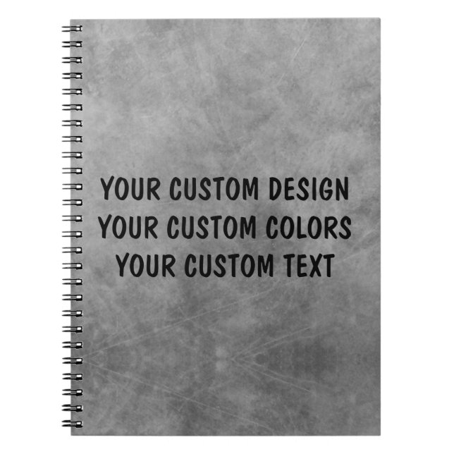 Create Your Own Custom Personalised Notebook (Front)