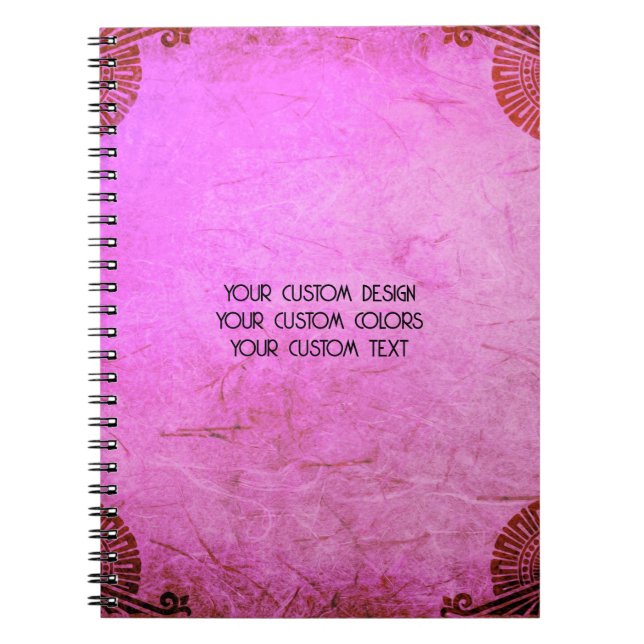 Create Your Own Custom Personalised Notebook (Front)