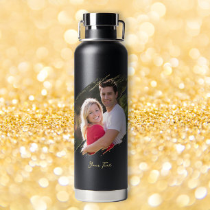 Create Your Own Custom Personalised Photo and Text Water Bottle