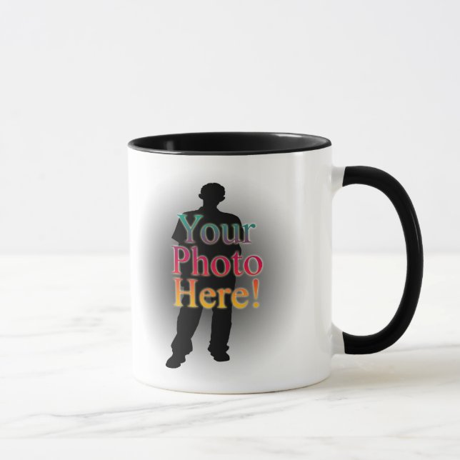 Create Your Own Custom Personalised Photo Mug (Right)