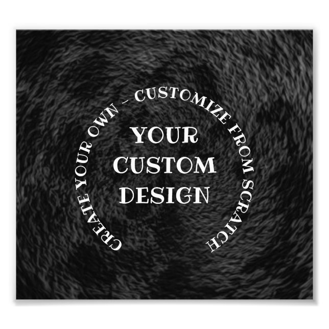 Create Your Own Custom Personalised Photo Print (Front)