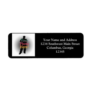 Create Your Own Custom Personalised Photo Return Address Label