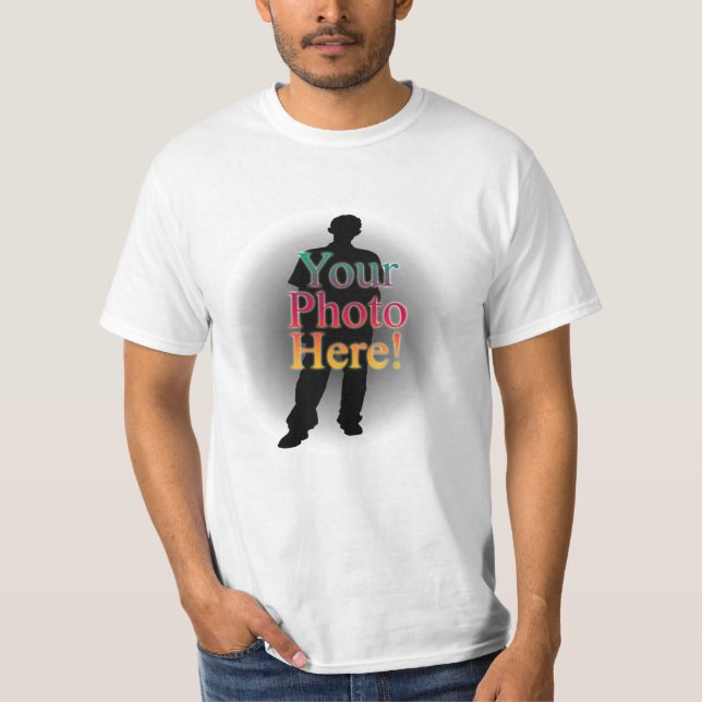 Create Your Own Custom Personalised Photo T-Shirt (Front)