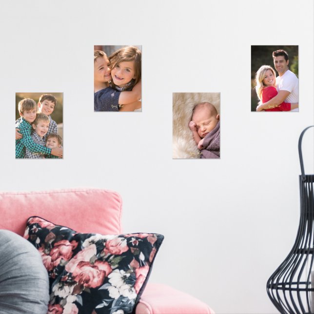 Create Your Own Custom Personalised Photo Text (Livingroom)
