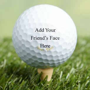 Create Your Own Custom Personalised Photo Text Fun Golf Balls