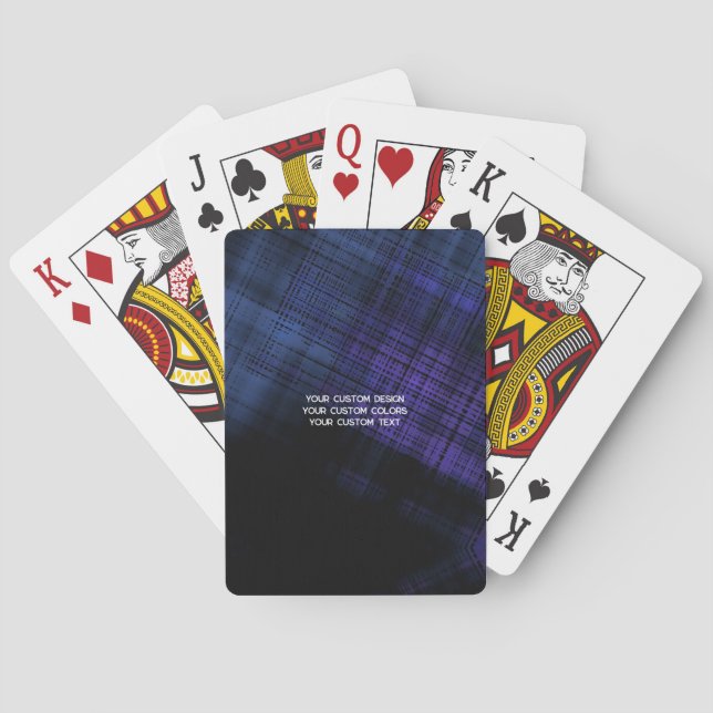 Create Your Own Custom Personalised Playing Cards (Back)