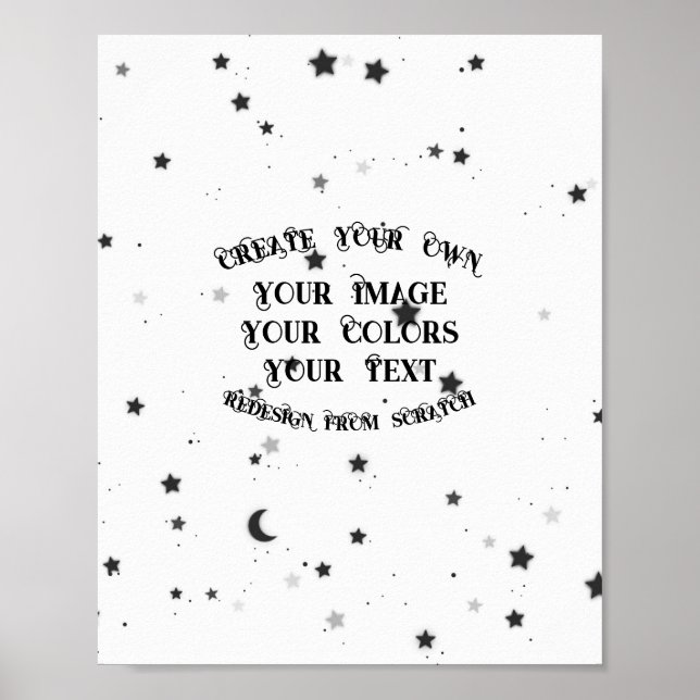 Create Your Own Custom Personalised Poster (Front)