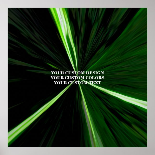 Create Your Own Custom Personalised Poster (Front)