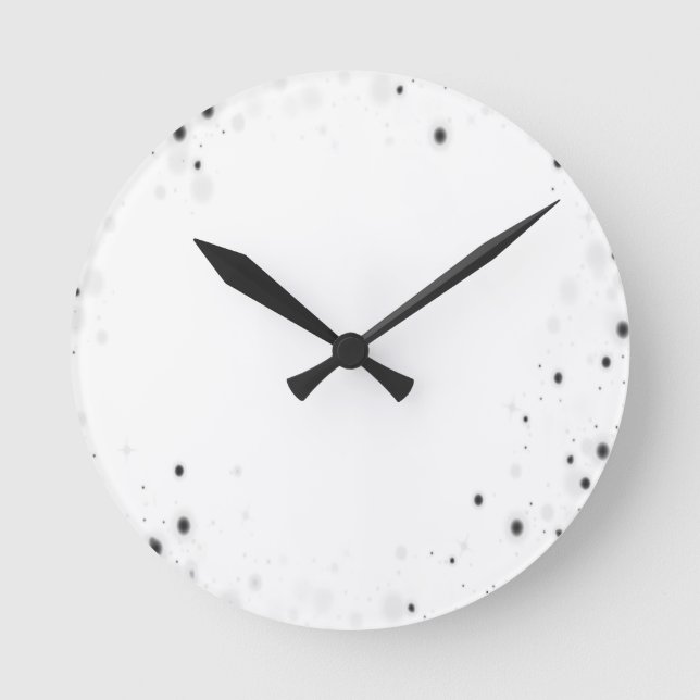 Create Your Own Custom Personalised Round Clock (Front)