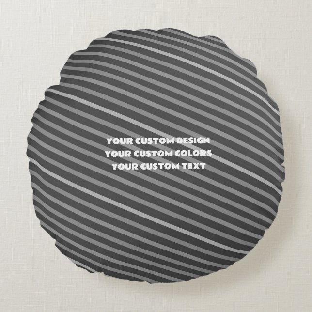 Create Your Own Custom Personalised Round Cushion (Front)