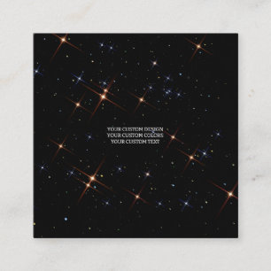 Create Your Own Custom Personalised Square Business Card