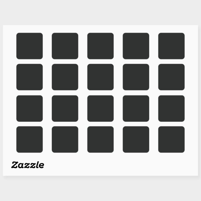 Create Your Own Custom Personalised Square Sticker (Sheet)