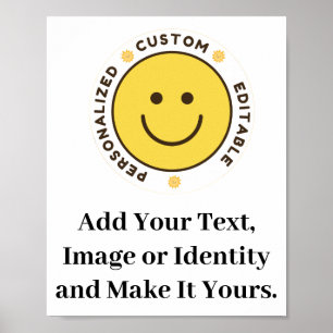 Create Your Own Custom Personalised Template Matte Poster