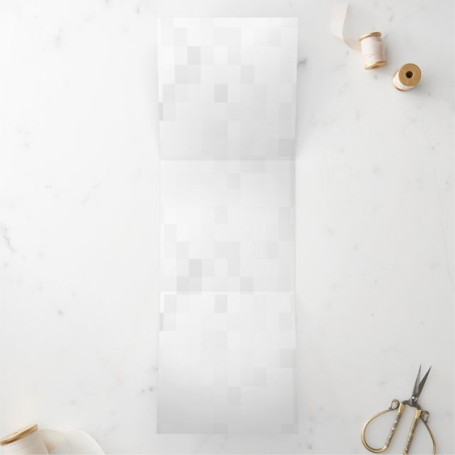 Create Your Own Custom Personalised Tri-Fold Invitation (Inside)