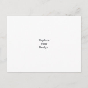 Create Your Own custom personalised Wedding Announcement Postcard