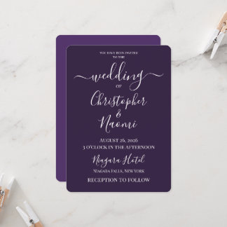 Create Your Own Custom Personalised Wedding Invitation