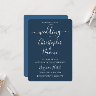 Create Your Own Custom Personalised Wedding Invitation