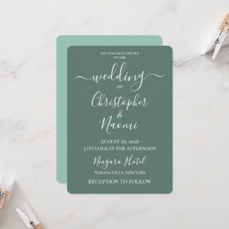 Create Your Own Custom Personalised Wedding Invitation